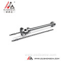 HDPE pipe tube extruder screw barrel high speed output tuberia tubo extrusion tornillo husillo barril cilindro alta velocidad